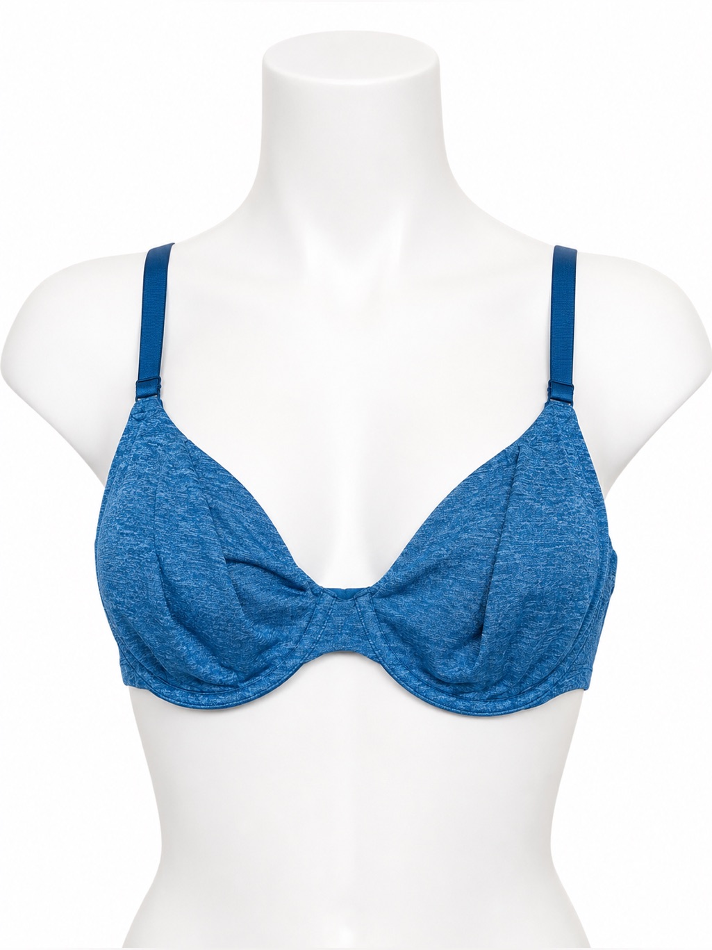 Victoria’s Secret Unlined Demi Bra 34d Heather Blue Like New